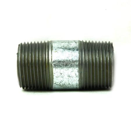 THRIFCO PLUMBING 3/4 Inch x 2 Inch Galvanized Steel Nipple 5220027